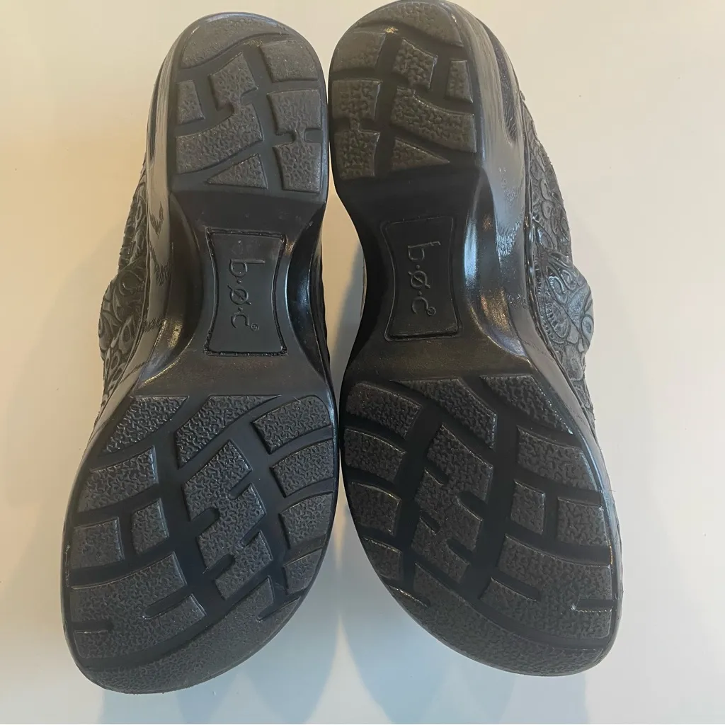 B.O.C. Born Peggy Black Embellished Leather Upper Women 7.5 MedicalNursing Clog - Image 6