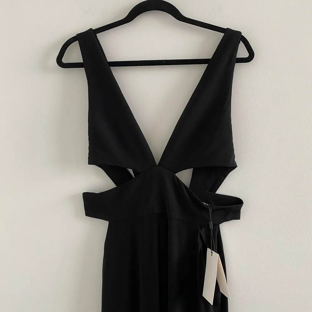 Retrofete Chrissy Cutout Maxi Dress In Black Size L New With Tag Size L - Image 4