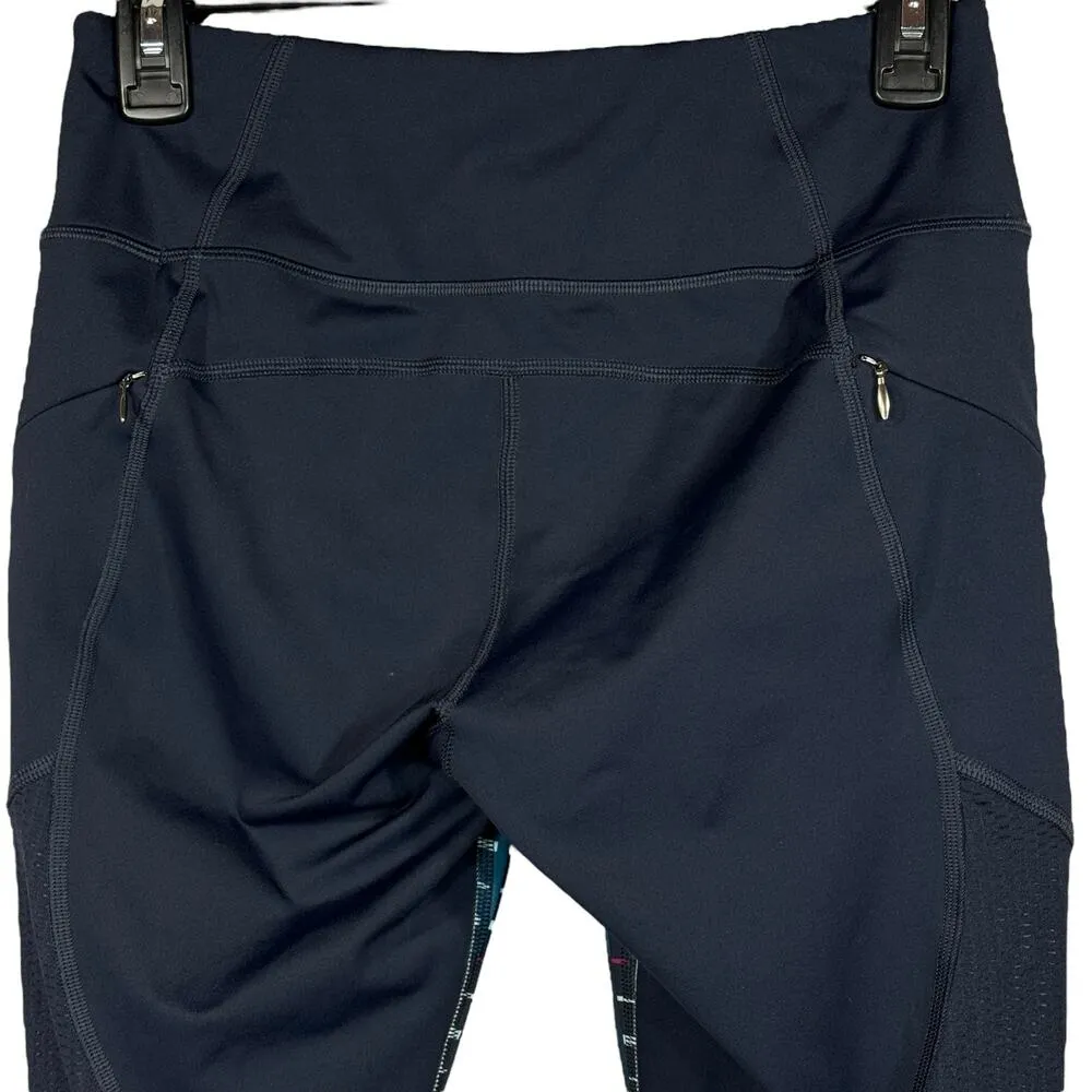 Athleta Small Timeless Contender Capris Leggings Zip Pockets Wicking Breathable - Image 9