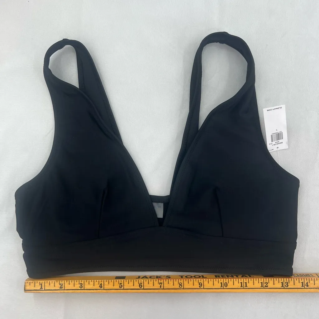Matte Longline Bikini Swim Top L - Image 6
