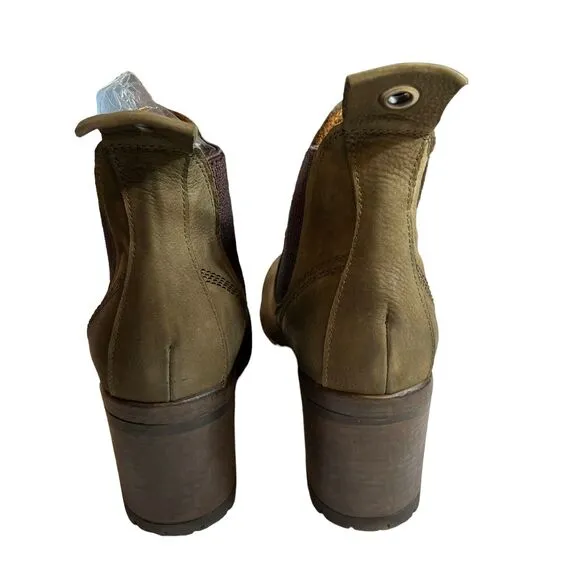 Women's‎ Bueno Flight Green Leather Chelsea Ankle Boot US 9.5 / EU 40 New - Image 4