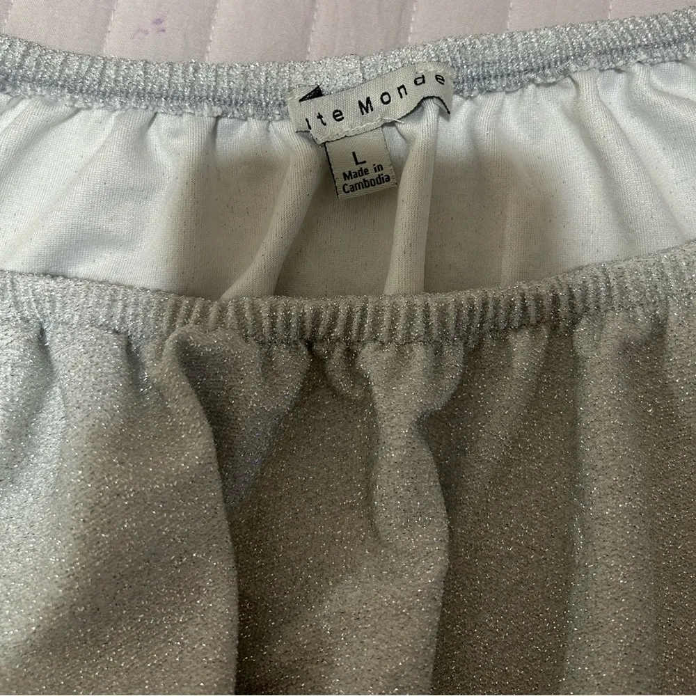 Off the shoulders peplum top Size L - Image 5