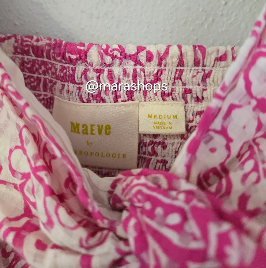 Maeve Tie Back Printed Crop Top - Image 5