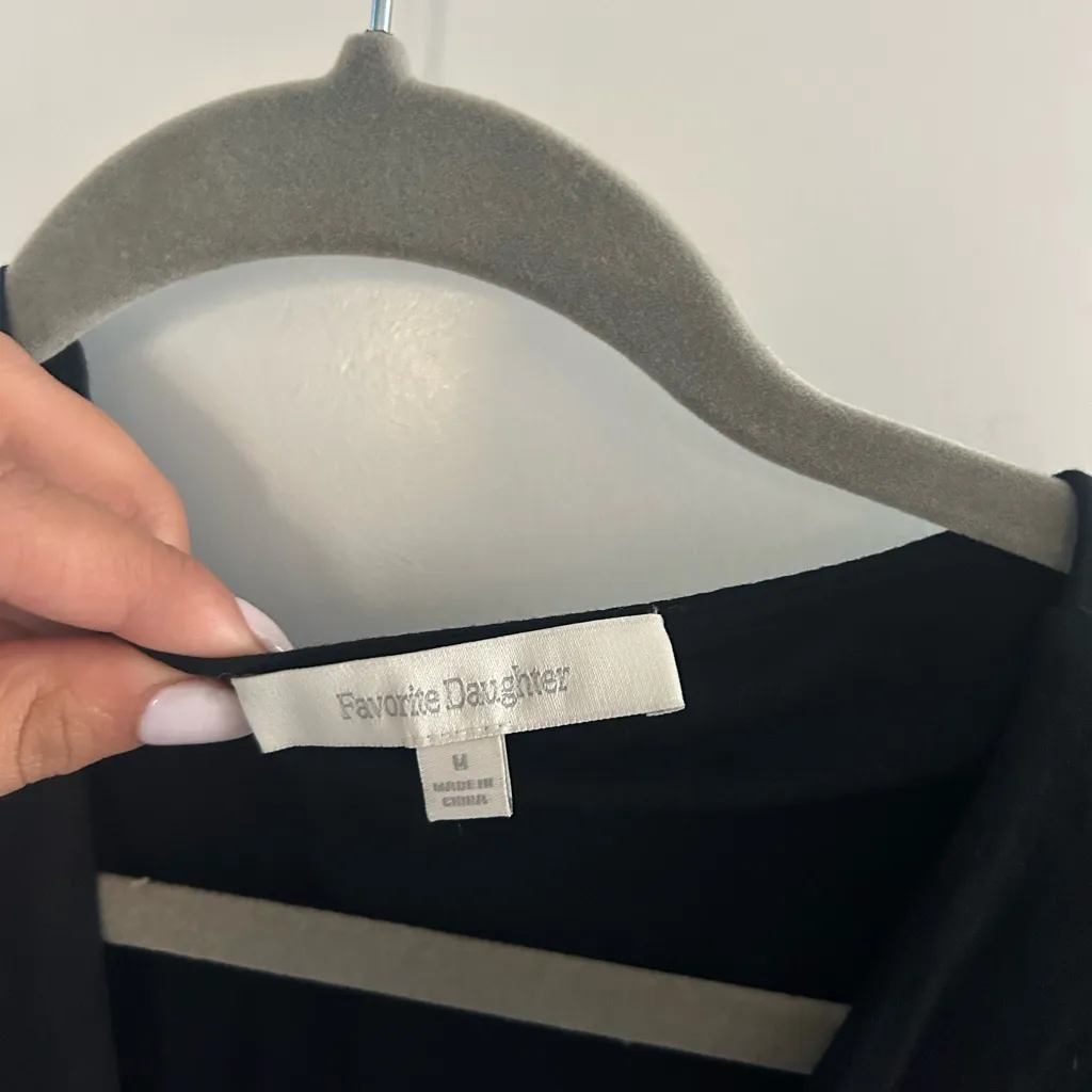 Favorite Daughter The Anywhere Keyhole Cut Out Bodycon Dress Black Size M - Image 3