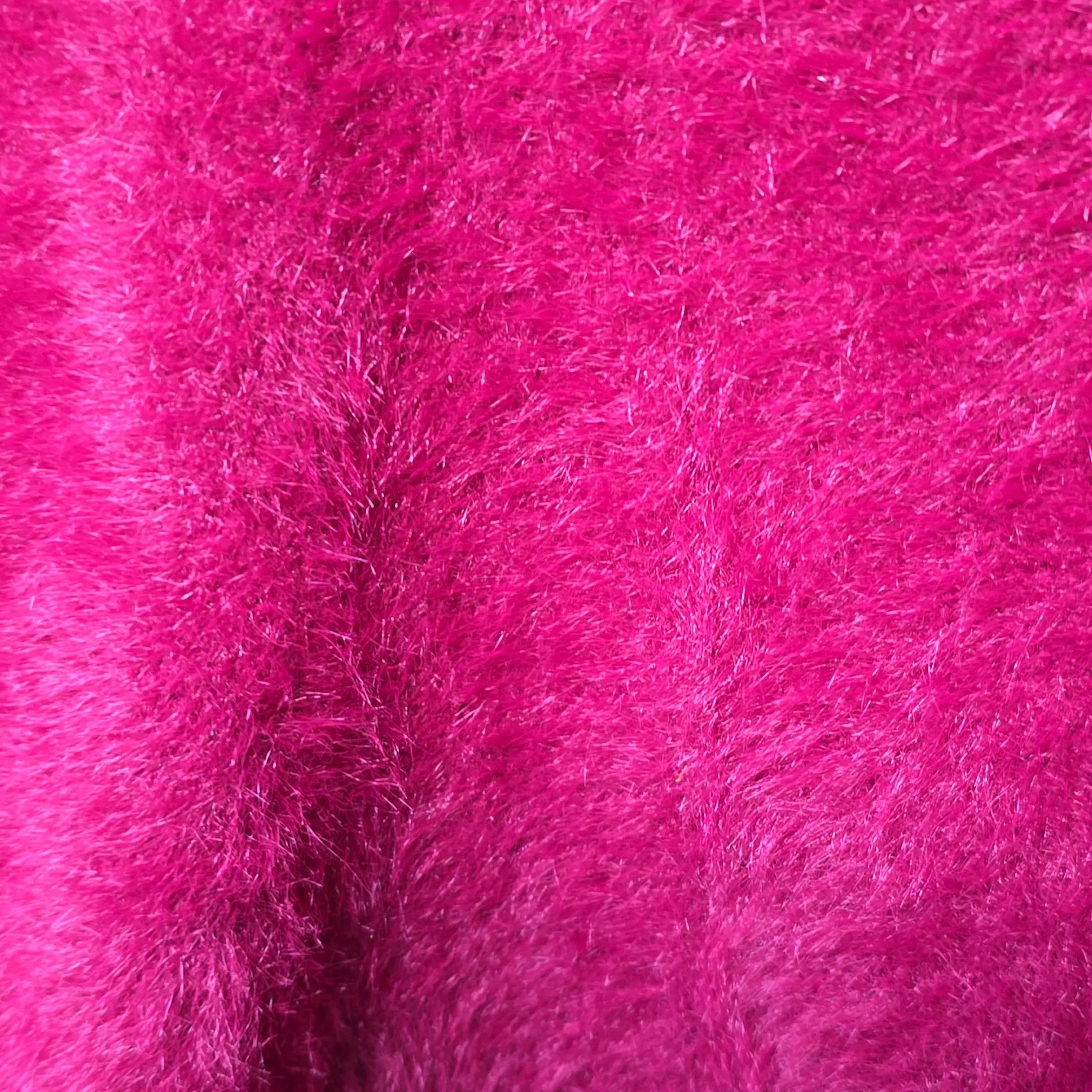 Astr The Label Red Red Fuzzy Super Soft Puff Sleeve Sweater M - Image 5