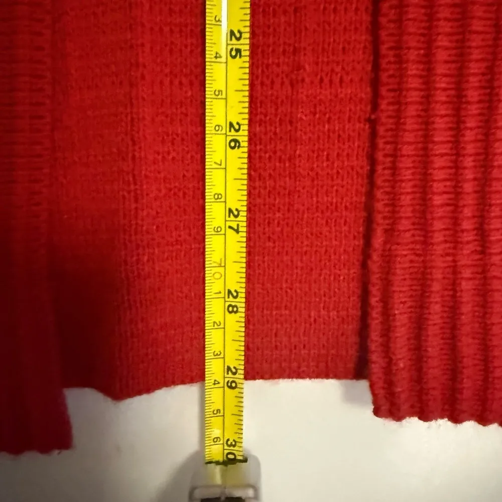 Medium Vintage Red Yarnworks Vest - Image 4