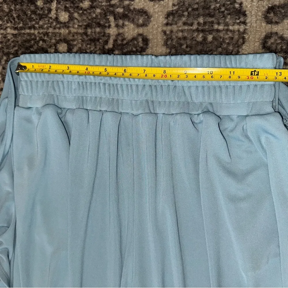 5 a 7 Cinq a Sept Women’s M Ocean Blue Dew Gizele Tie Front Jersey Tapered Pants Size M - Image 11