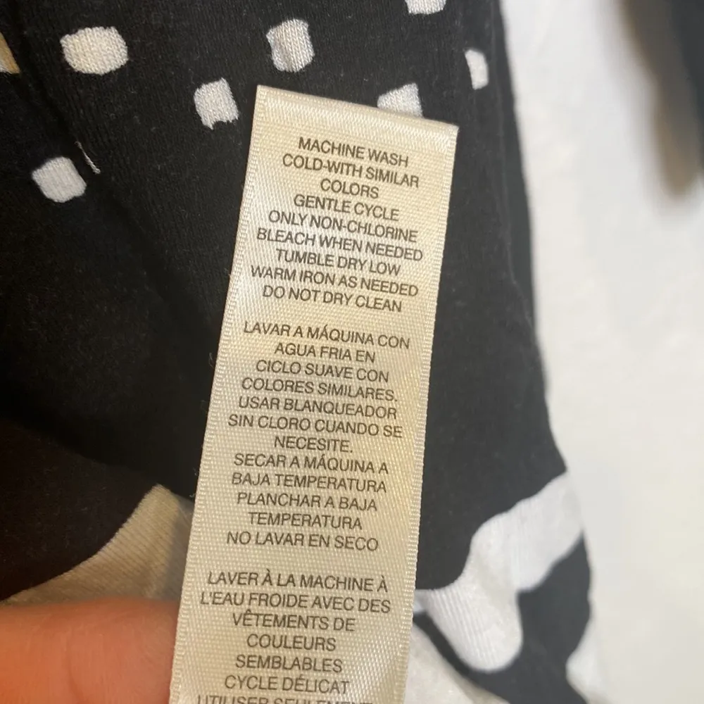 Zenergy by Chico’s Janelle Dot Print Tunic Top EUC Sz 16 3/4 Sleeves Stretch - Image 7