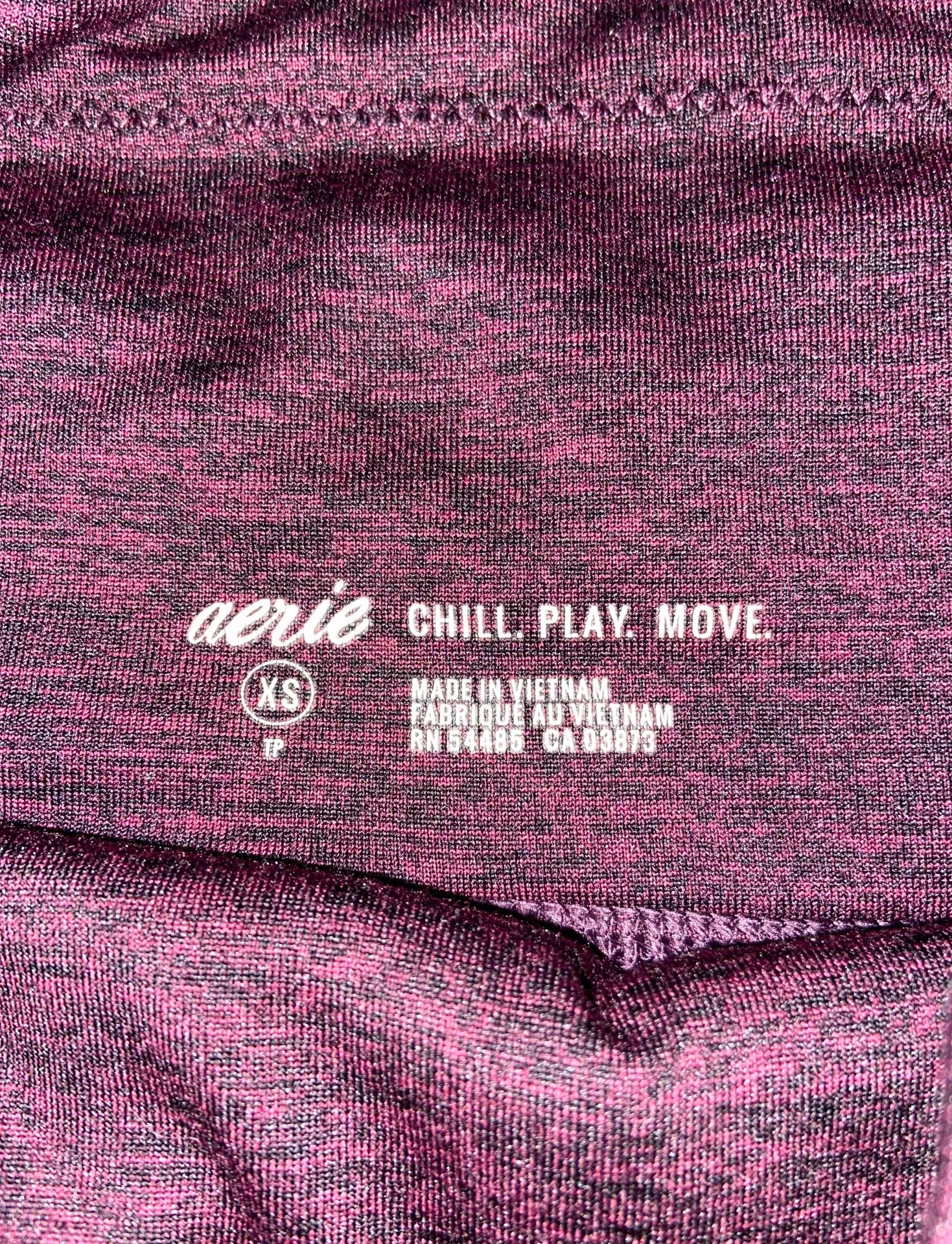 Aerie Maroon Leggings - Image 2