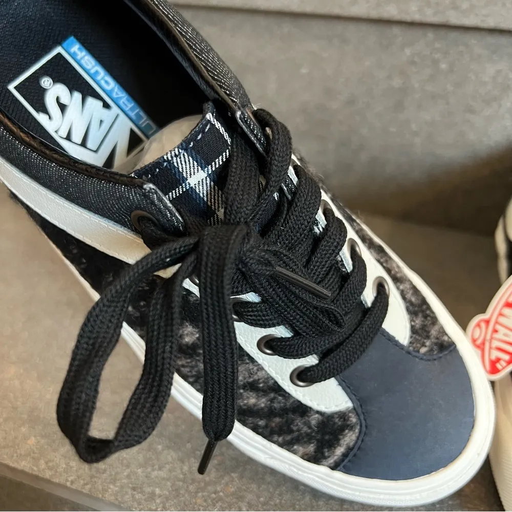 Vans Bold Ni Bender Animal Print/ Plaid/ Stud, Color Panther/Black, Size 7, NIB - Image 11