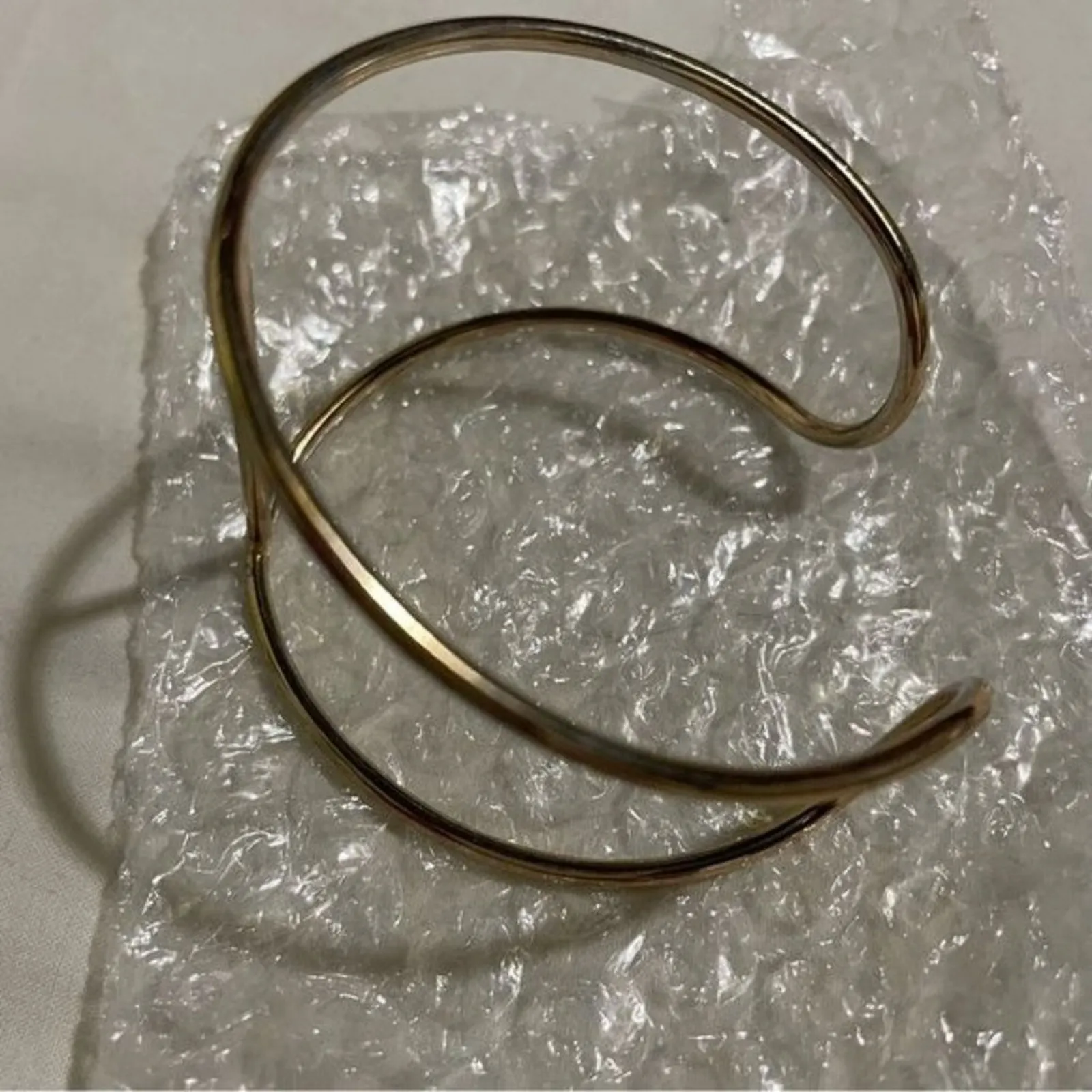 Gold Tone Cuff Bracelet - Image 10