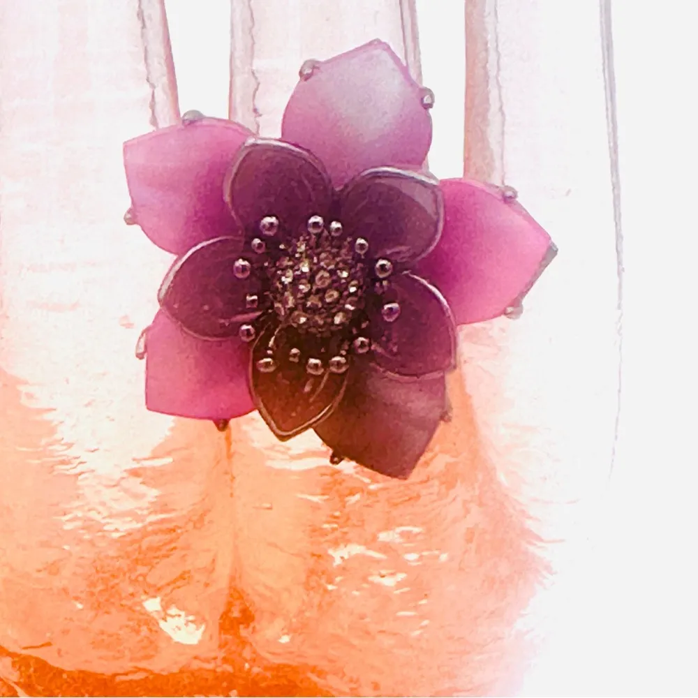 Juicy Couture Mother of Pearl Flower Ring - Image 10