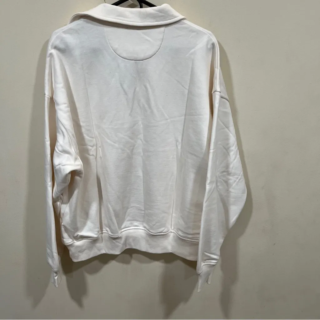 NWT GAP GapFit Oversized Quarter-Zip Hoodie size M - Image 8