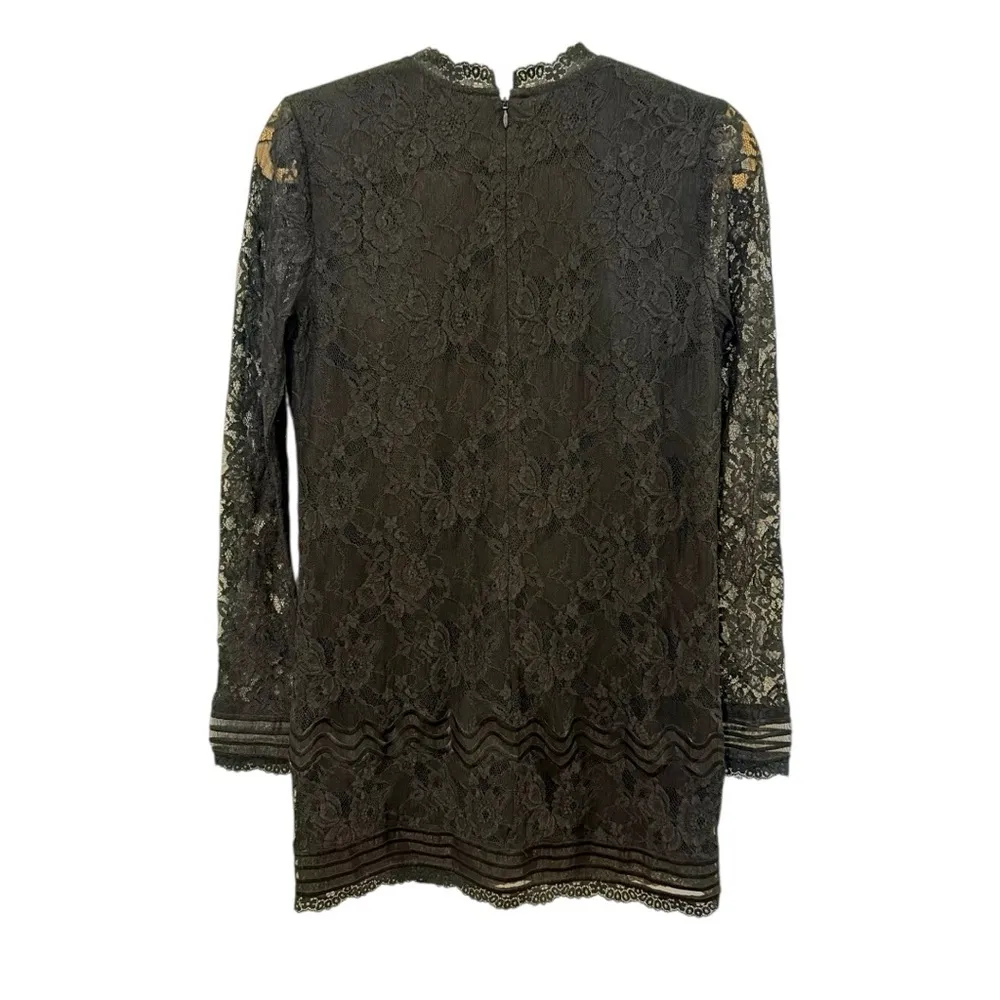 Lovers + Friends Lorde Dress in Night Elegant Black Lace Dress - Image 4