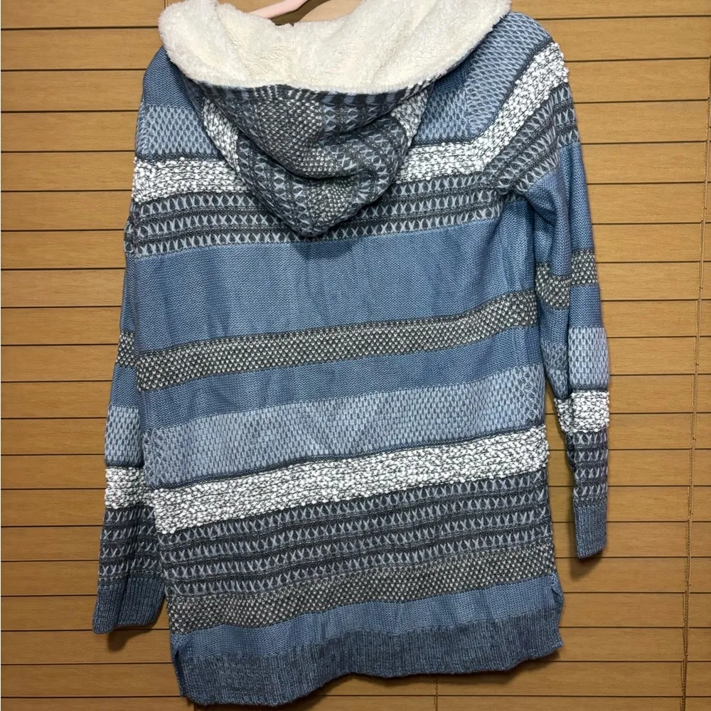 Fleece hooded sweater Size M - Image 3