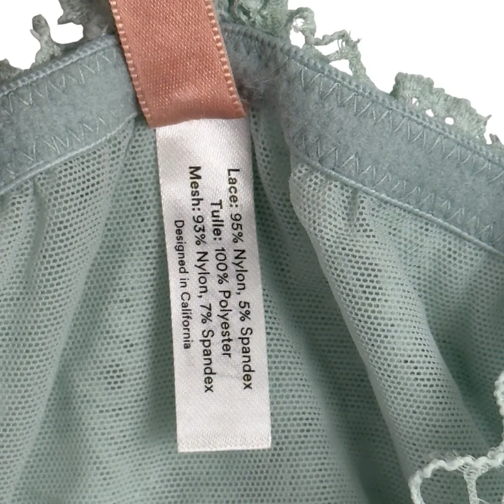 ThirdLove Boho Lace Unpadded Bralette Bra Front Closure Racerback Women's XLarge - Image 12