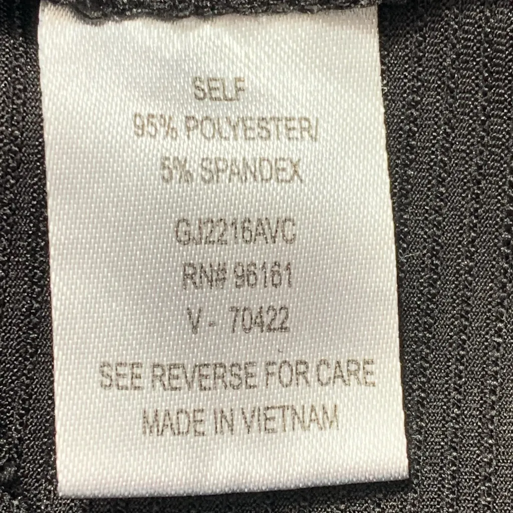 Gypsies & Moondust Black Sheer Mesh Stripe Short Sleeve Top Size L Boxy Fit Tee Size L - Image 6