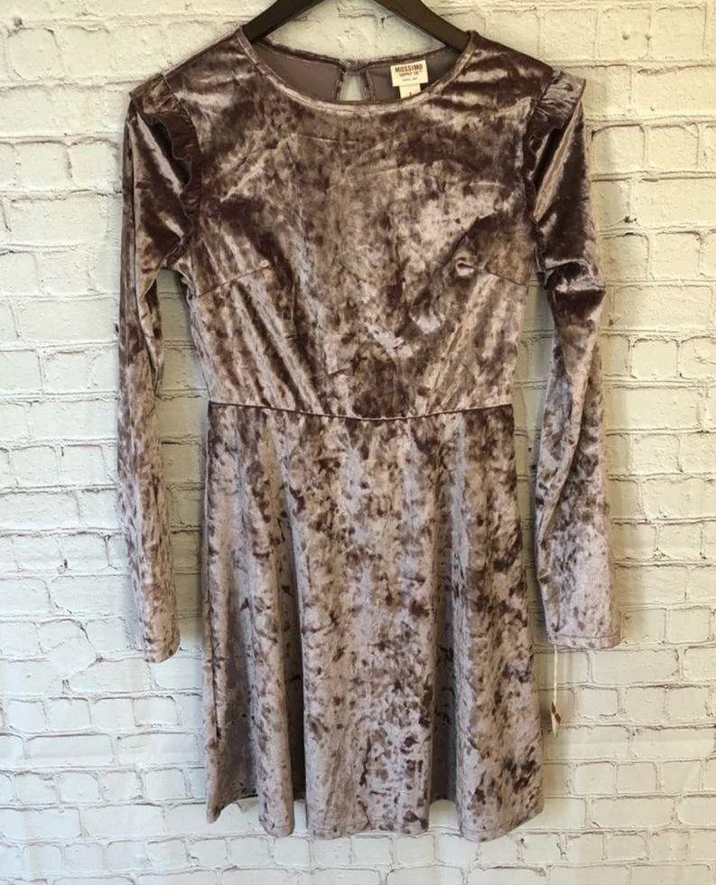 Mossimo Blush Velvet Chrushed Dress - Image 2