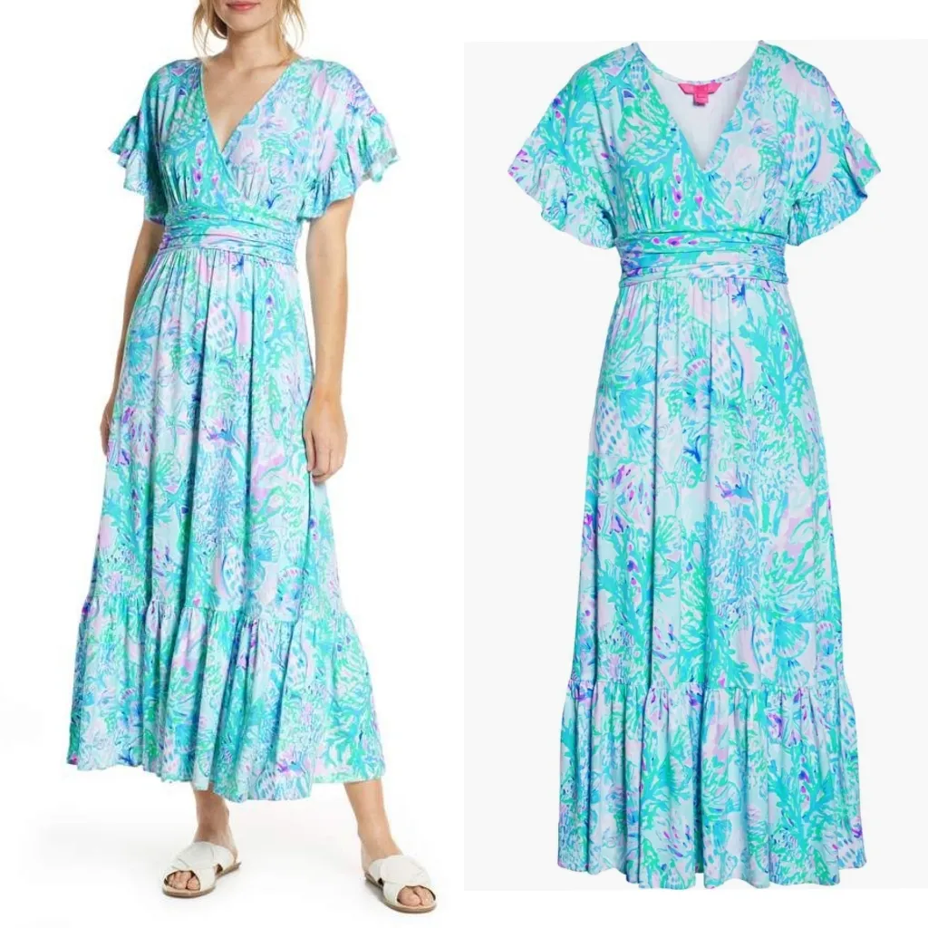 Lilly Pulitzer  Jessi Flutter Maxi Dress - Image 2
