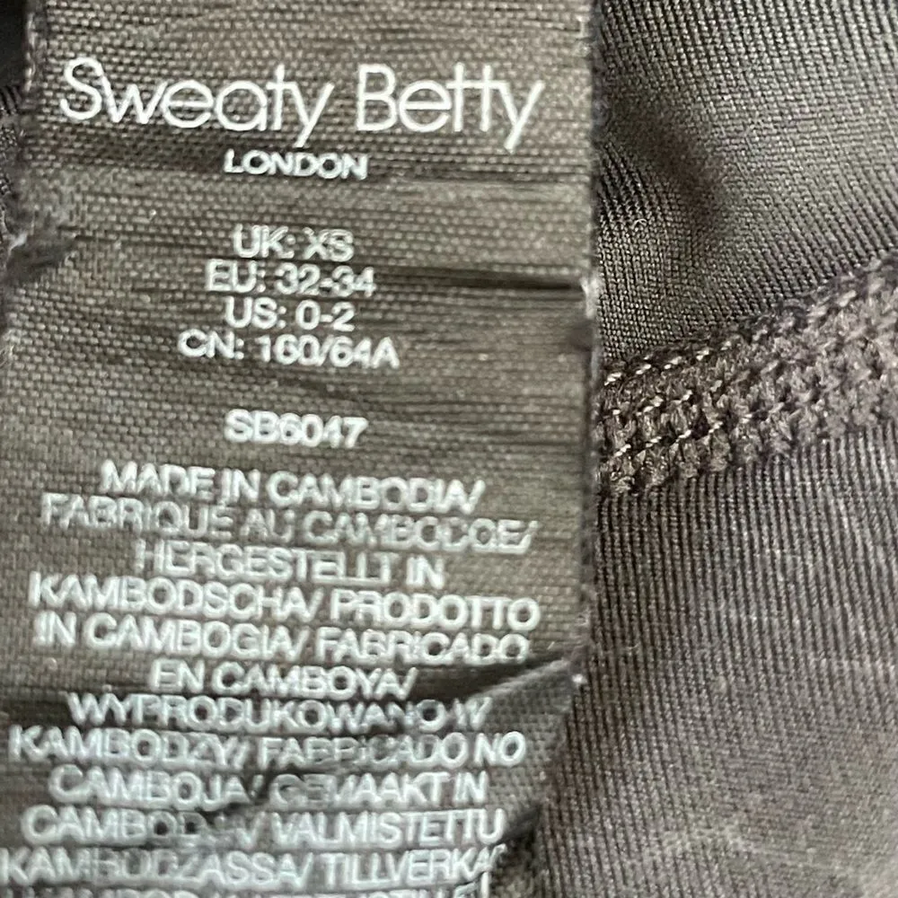 Sweaty Betty All Day floral full length print grey leggings - Image 7