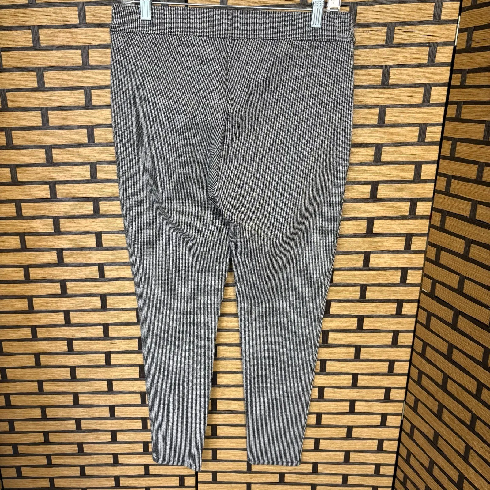 Ann Taylor  Houndstooth Print Leggings Size Medium - Image 2