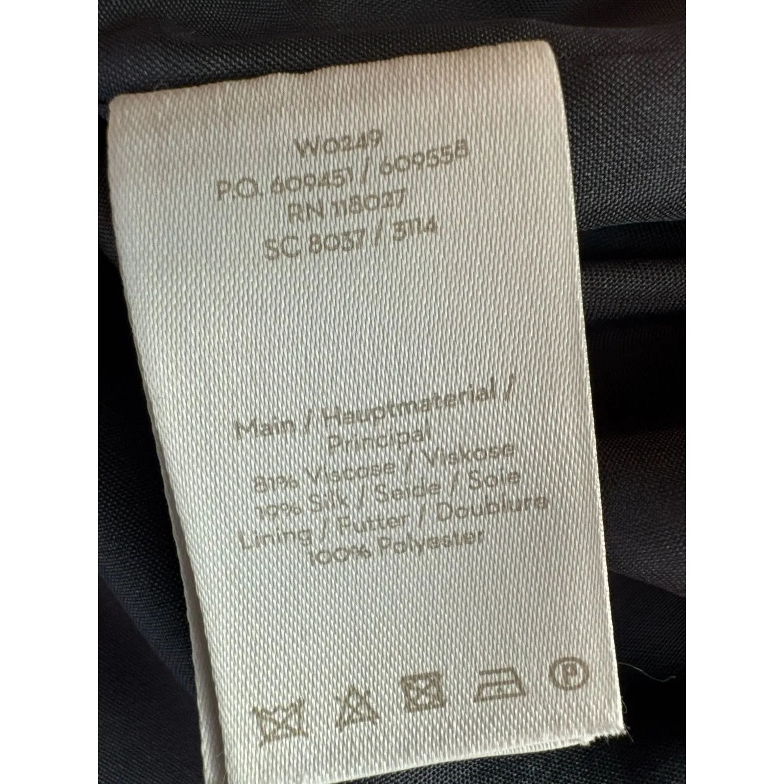 Boden Midnight Blue Velvet Size 12 - Image 8