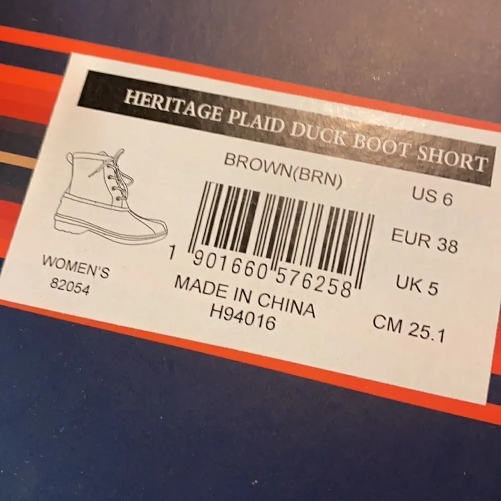 Pendleton  Plaid Duck Boots - Image 8