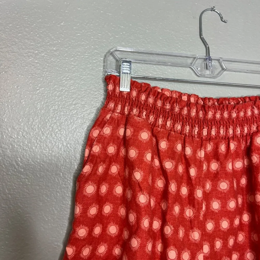 Universal Thread Linen Blend Short Size M Pull On Pockets Breathable Lightweight - Image 3