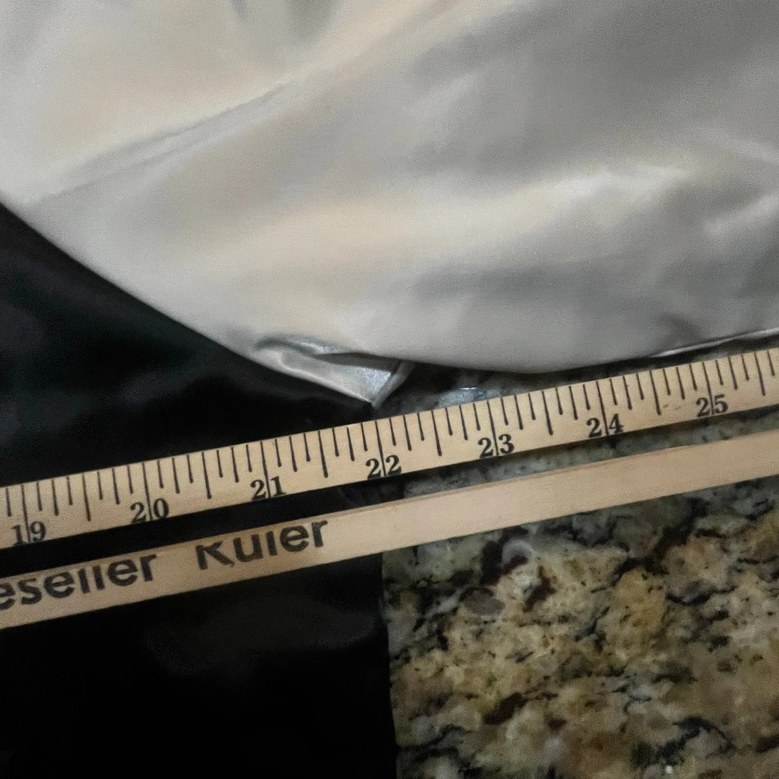 Buffbunny Collection Satin Varsity Bomber Jacket Quilted Black White Women XL - Image 7