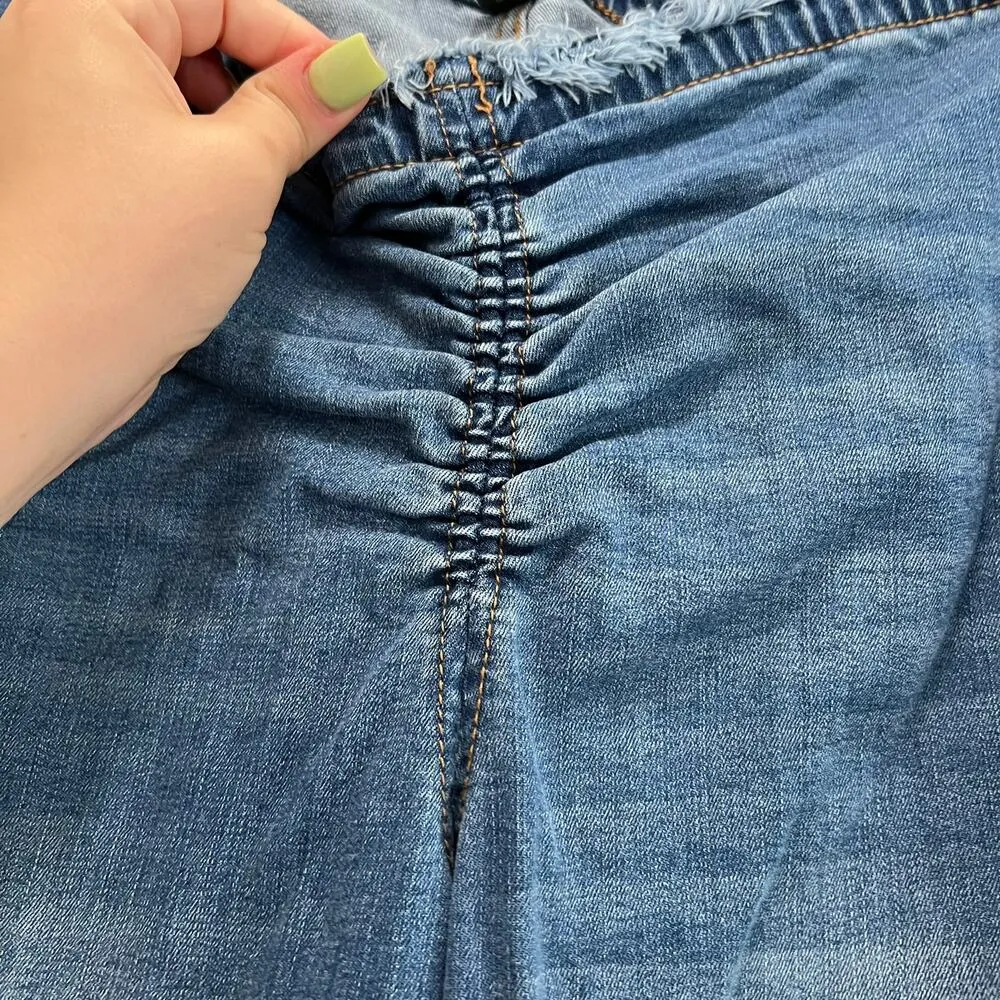 Wild Fable Low Rise Flare Denim Wide Leg Boot Kick Jeans Cowgirl Size 10 - Image 7