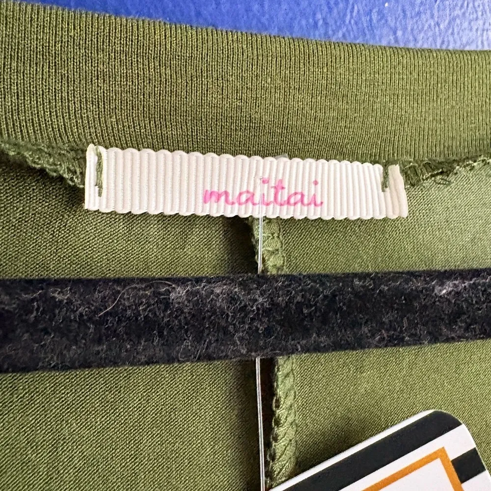 Maitai Green Asymmetrical Tunic Top - Image 3