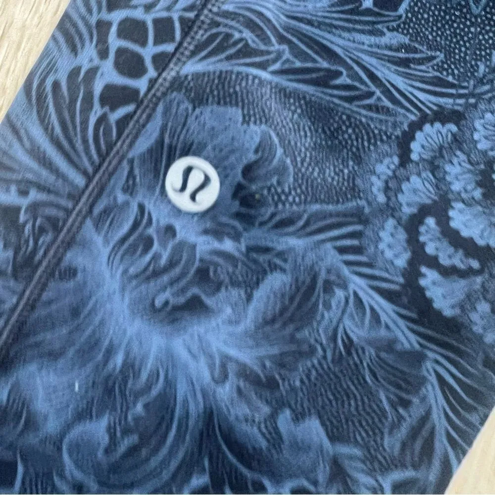 Lululemon Speed Up Tight Full-On Luxtreme 28" Nouveau Mach Blue Black Size 6 - Image 14