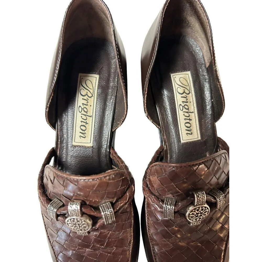 Brighton  Holland Brown Open Side Loafers size 5.5M - Image 16
