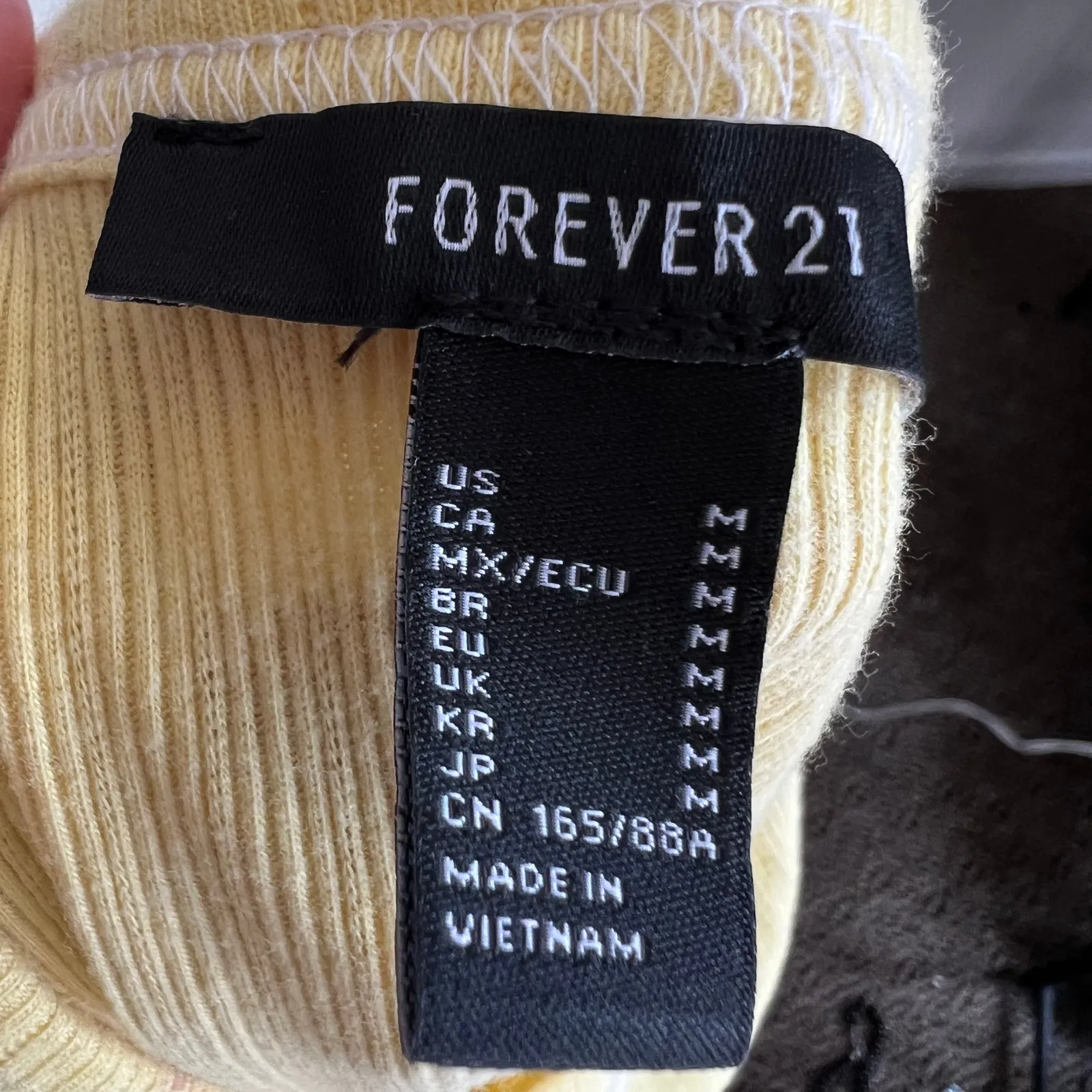 Butter Yellow Ribbed Tank Top, Clean Girl Minimalist Y2K Retro Coquette Medium‎ - Image 6