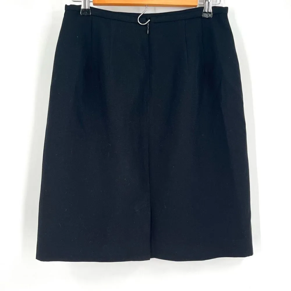 ‎Norton McNaughton Black Pencil Skirt Size 8 - Image 2