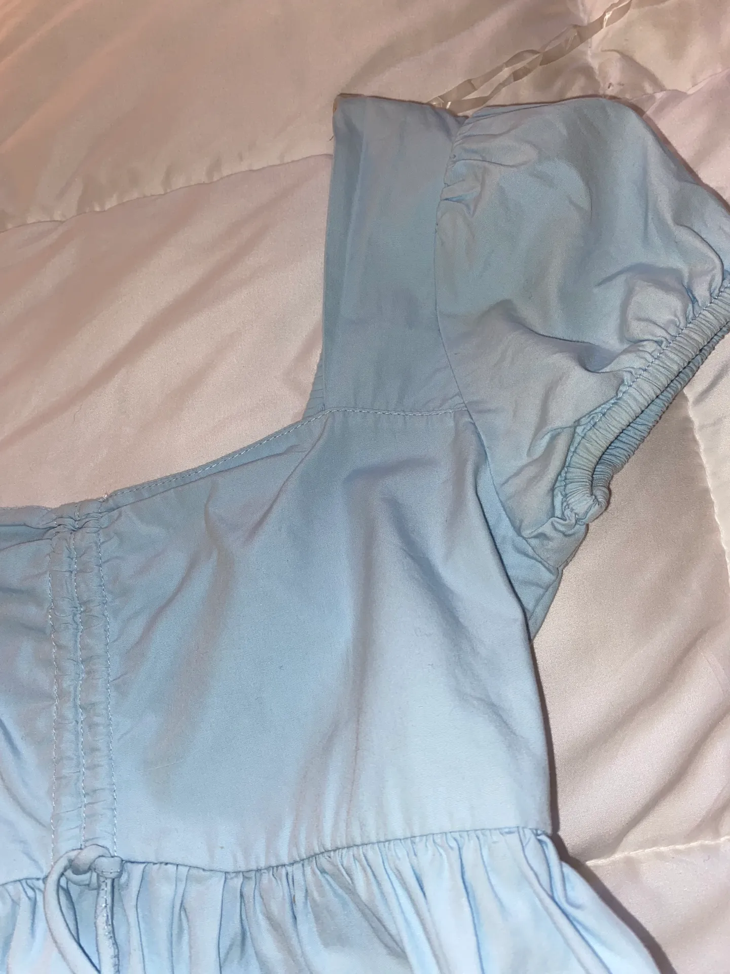 Light Blue Babydoll Dress Size XS - Image 4