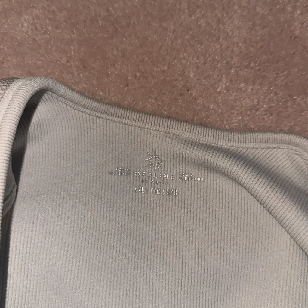 Aerie Floral Minimal Support Double Lined Sports Bra - Image 3