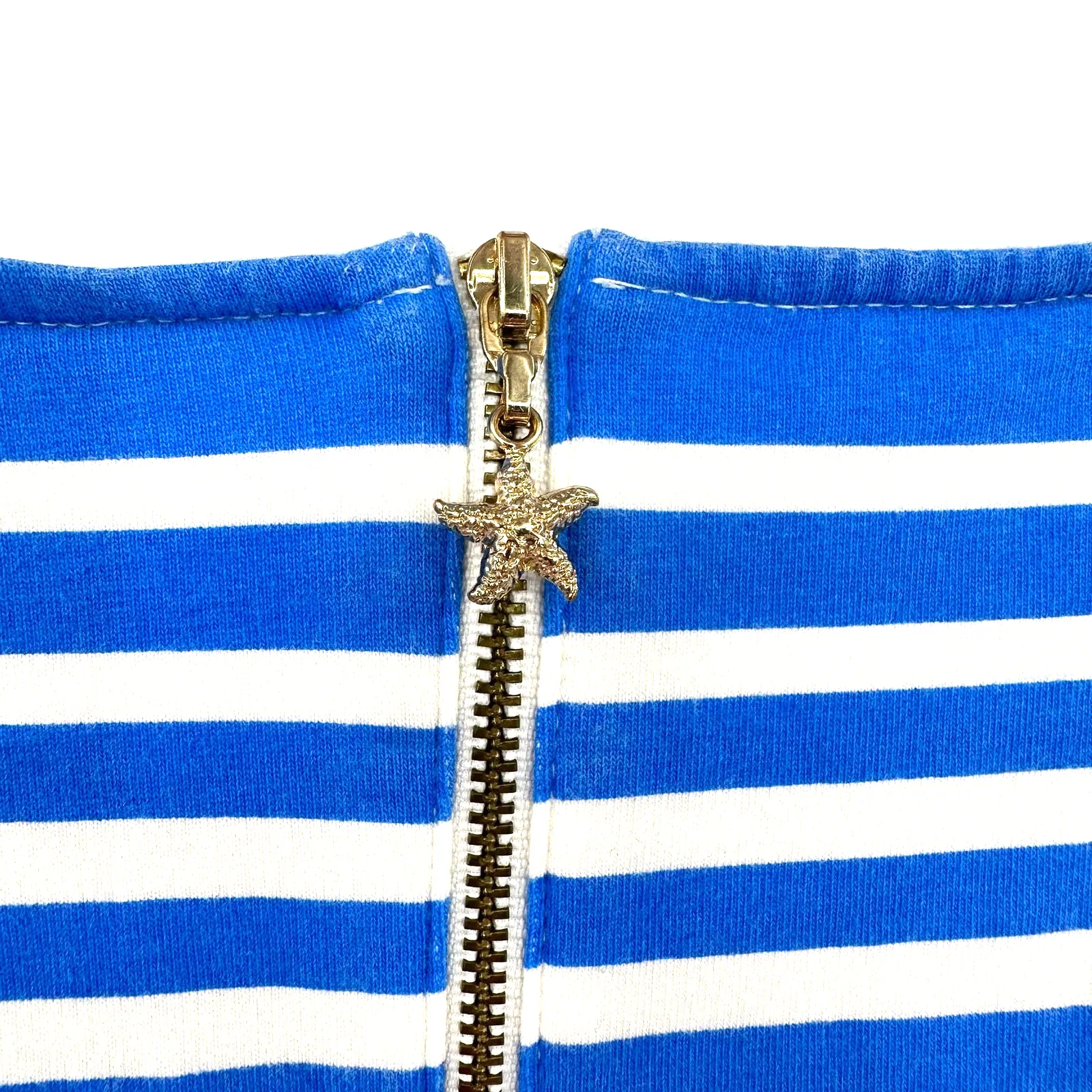 Lilly Pulitzer size small long sleeve striped dress‎ blue white yellow pink - Image 4