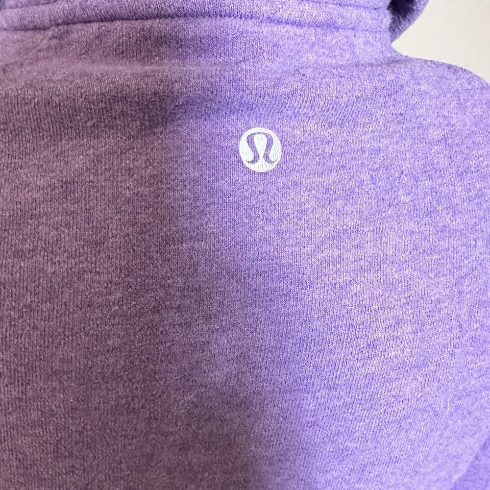 Lululemon Calm & Cozy Jacket Heathered Winter Orchid /Deep Zinfandel Size 4 - Image 16