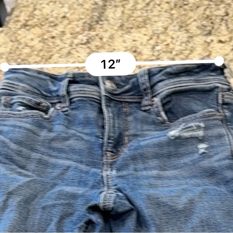 American Eagle Outfitters Curvy kick boot bootcut Jeans Size 0 PETITE SHORT - Image 8