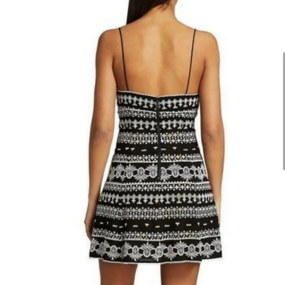 NWT! Alice and Olivia Black/White‎ Cocktail Dress, size 10 - Image 4