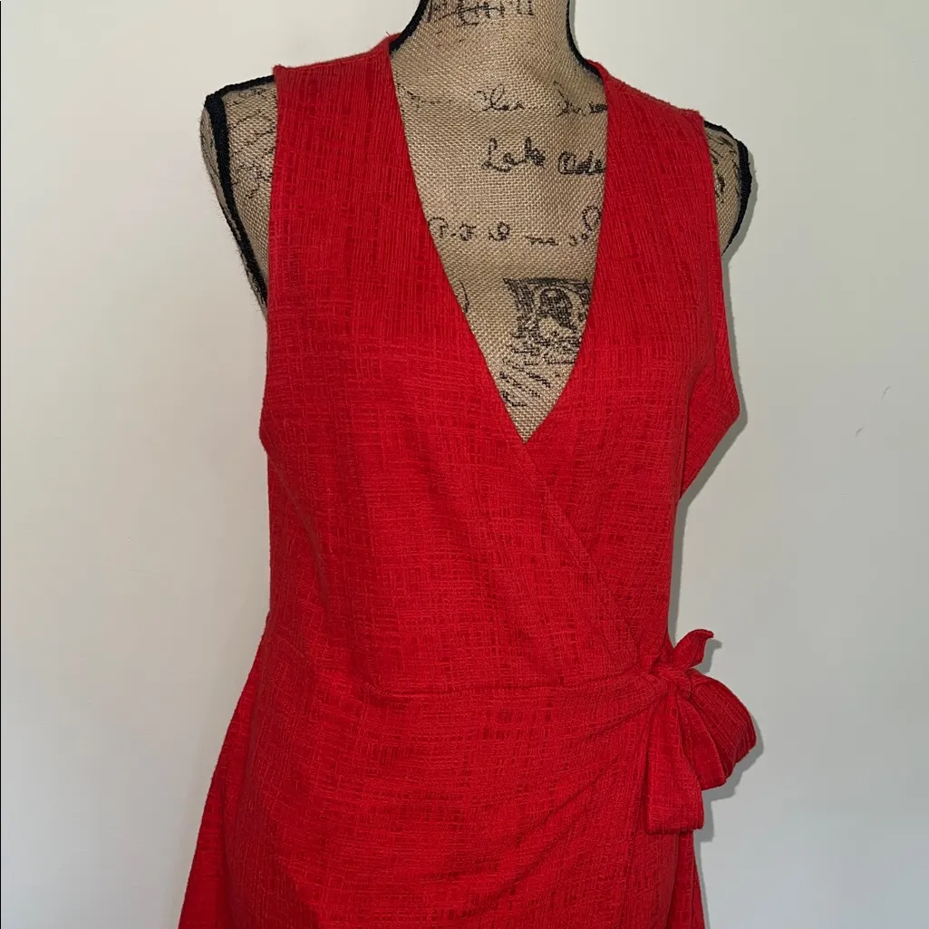 Madewell Red Texture & Thread Top - Image 2