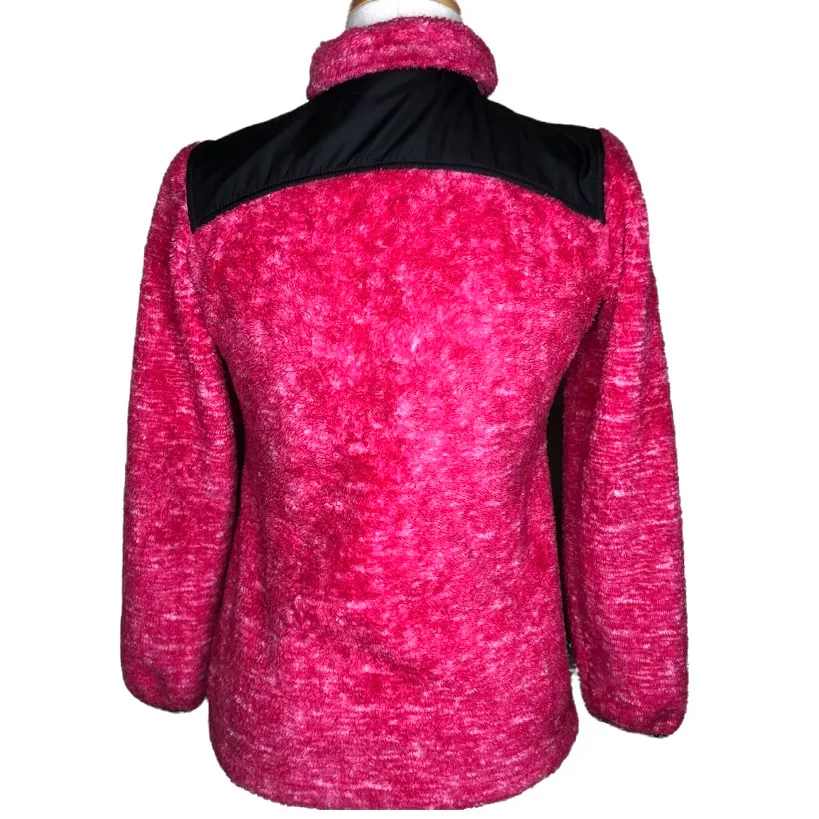 Pink Fuzzy Fleece Jacket - Image 2
