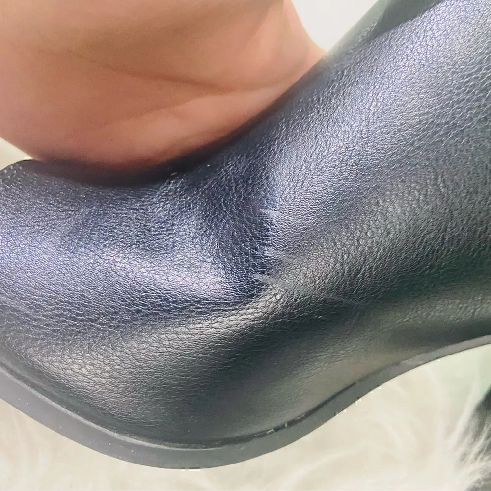 CApt.9 casual / party, block heel fall winter holidays peep toe edgy sho… - Image 12