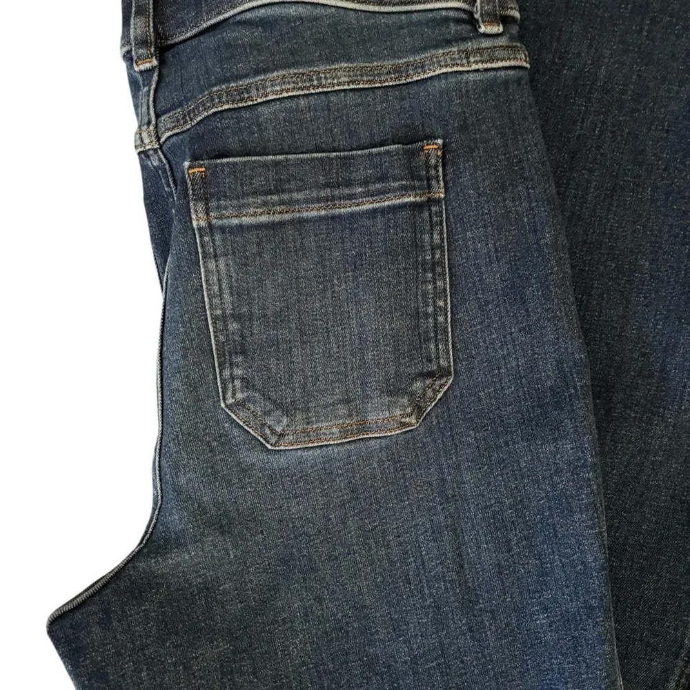 Spanx Patch Pocket Everywear Flare Stretch  Shaping Jean Sz XL (16)Pull On Blue - Image 4