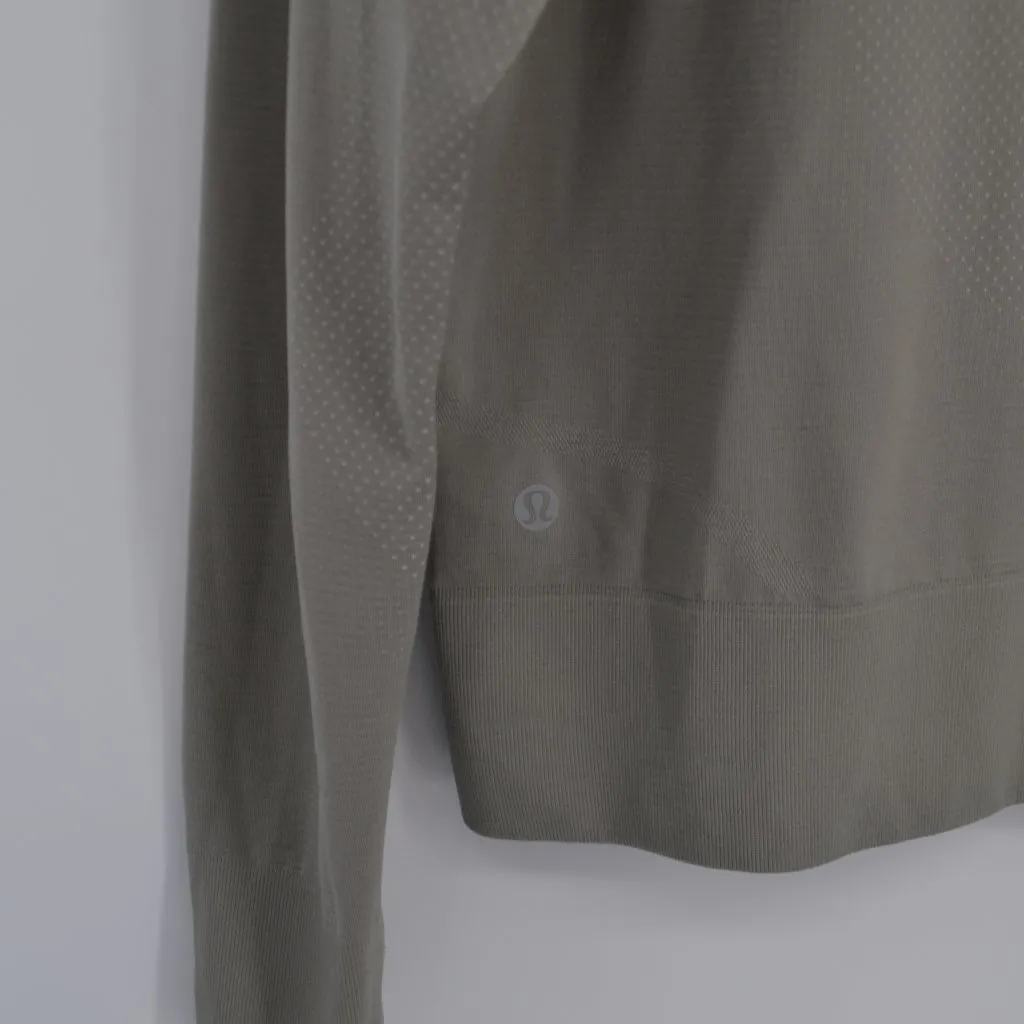 Lululemon Swiftly Relaxed Half Zip in Gull Grey White 6 Mesh Running Lightweight - Image 5