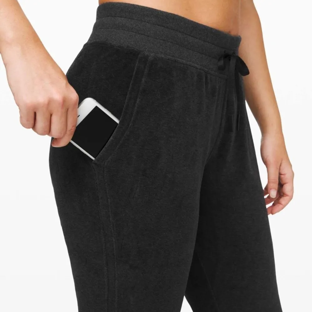Lululemon Warm Down Jogger *Velour Heathered Black - Image 3