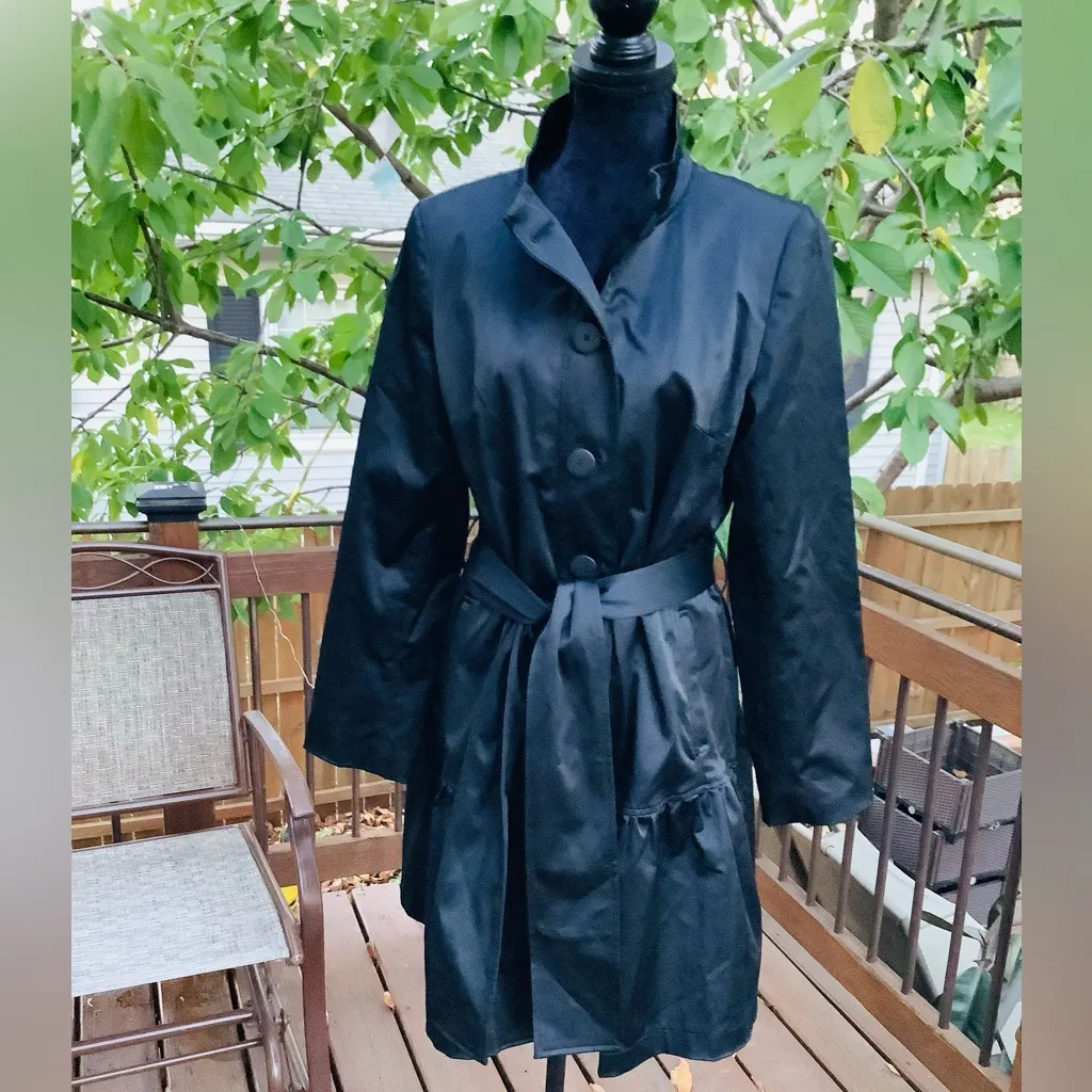 DRESSY STYLISH trench coat 🌹🌹 Black Size M - Image 4