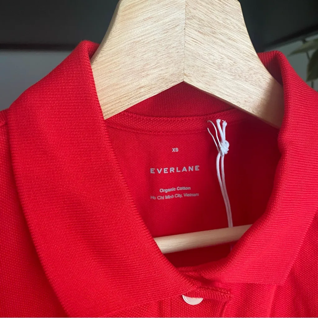 NWT Everlane Cotton Polo Tee - Image 2