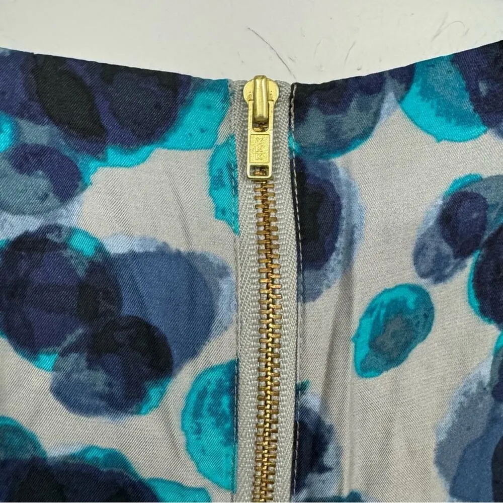 Boden Blue Silk Blend Spotted 3/4 Sleeve Blouse Women’s 4 Shirt Top Casual - Image 8